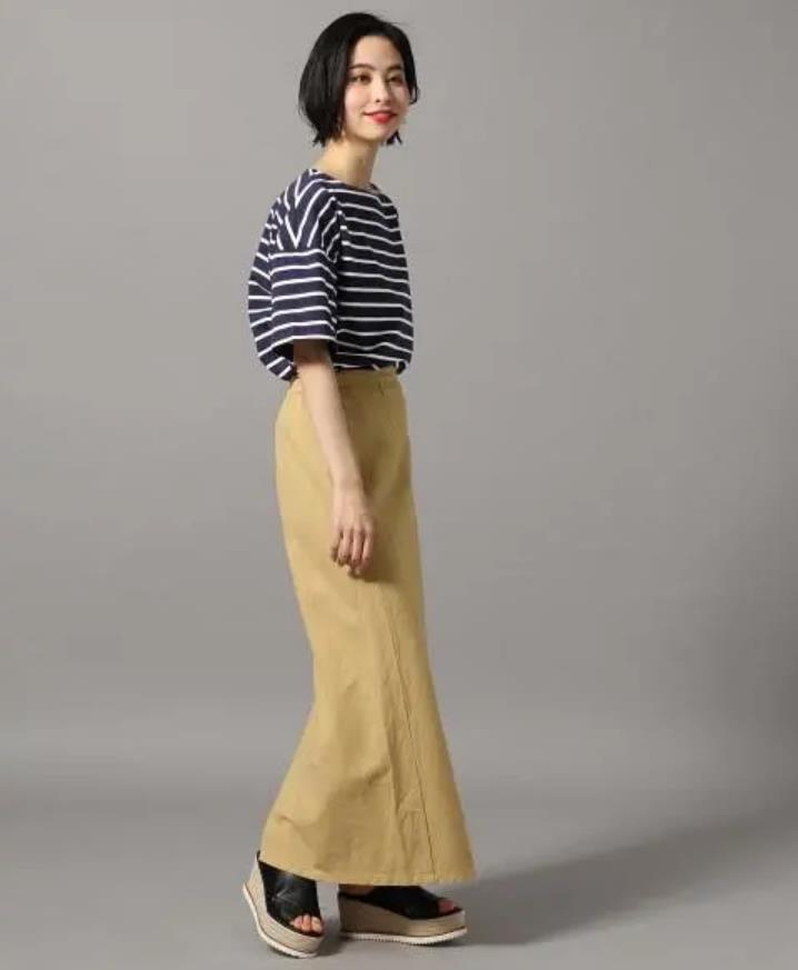 怪不得日本突然流行鱼尾裙,又端庄又优雅,也太有气质美了